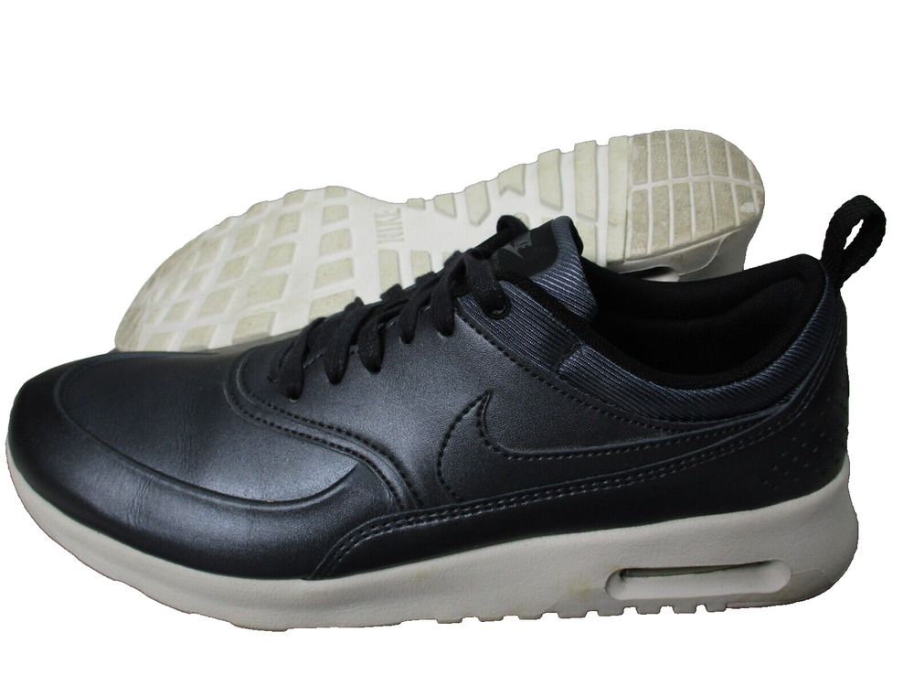 Nike Air Max Thea SE 861674-002 Womens Sz 9.5 Metallic Gray/Black Running Shoes